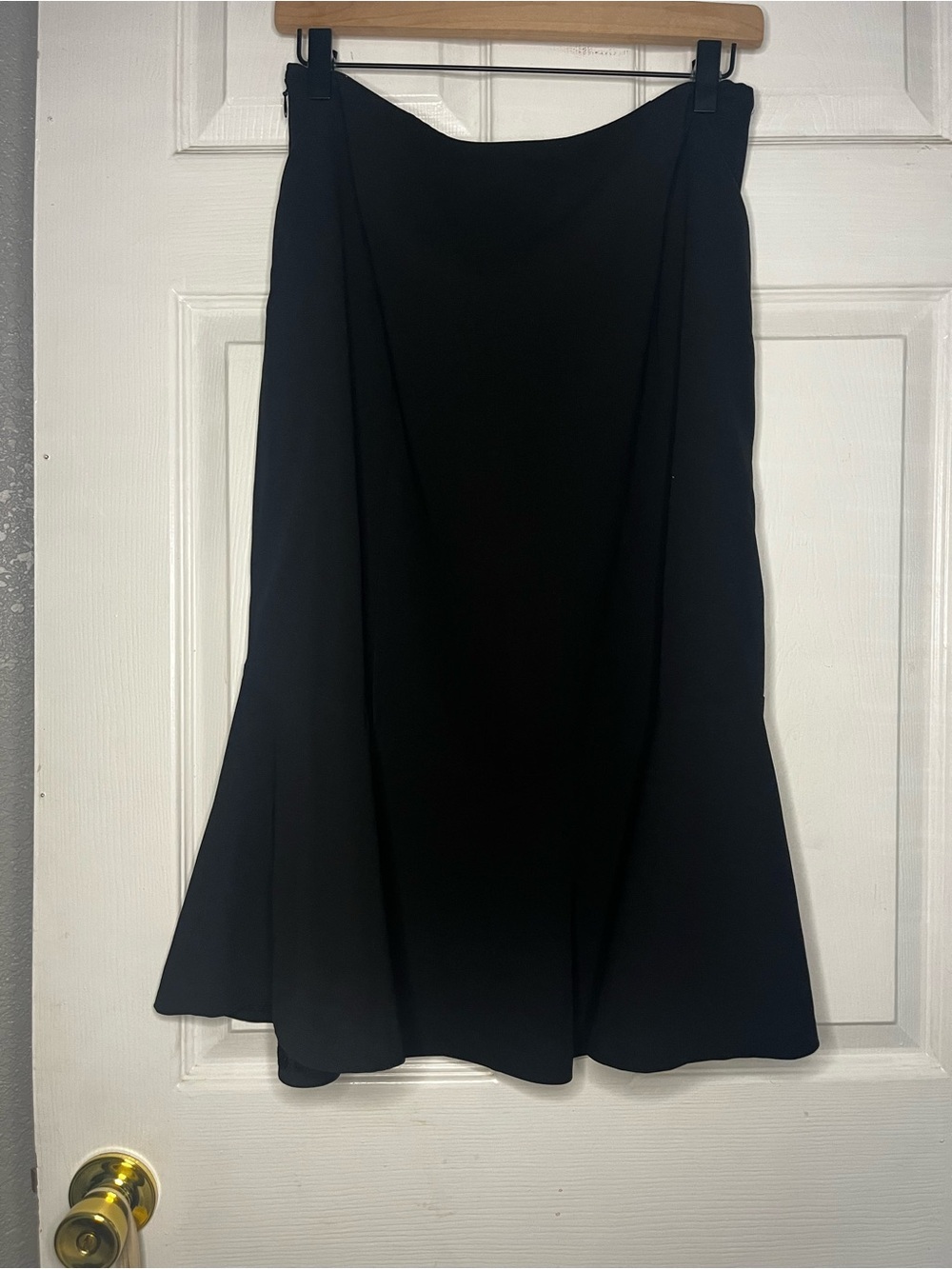 Style & Co. Black A-Line Flared Midi Skirt